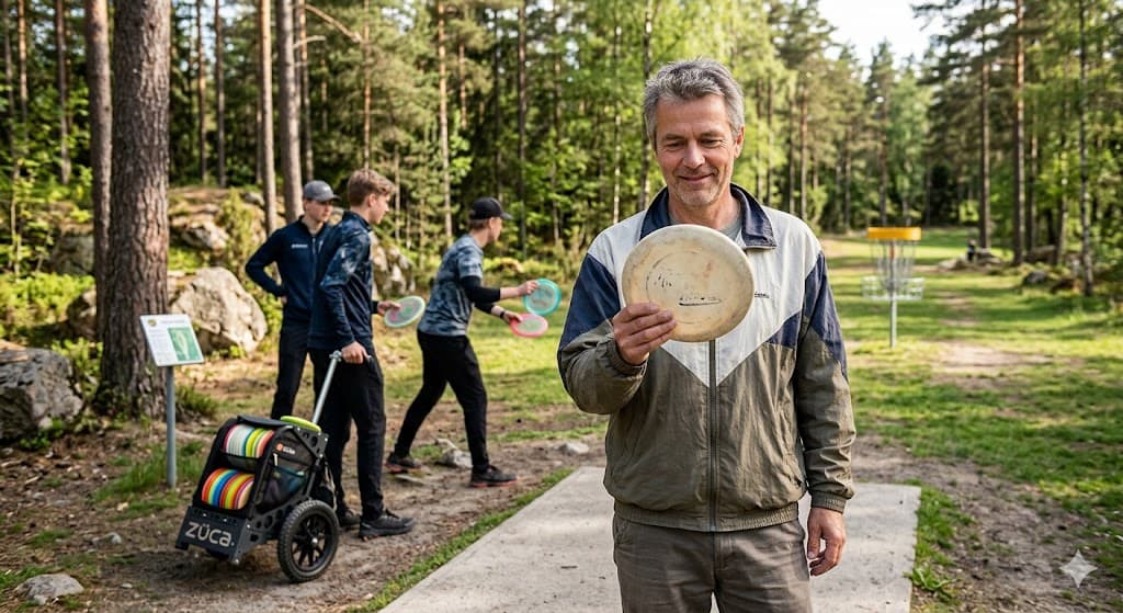 Sjokket på teepaden: Slik kom Anders (52) i gang etter 30 års pause fra frisbeegolf